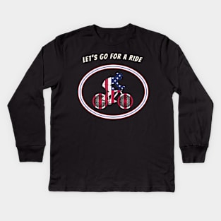 Let's go for a ride Kids Long Sleeve T-Shirt